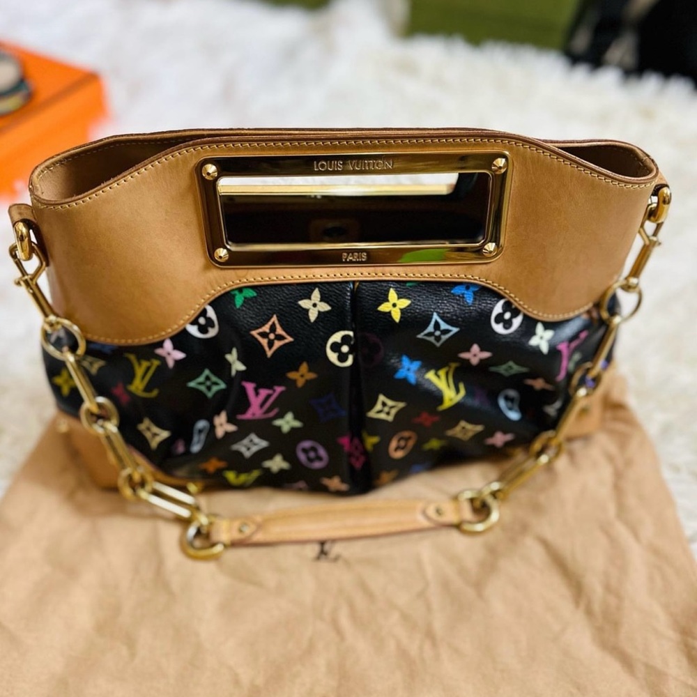 Louis Vuitton multicolor on black